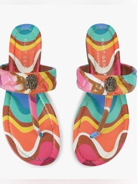 Kurt Geiger Kensington T-Strap Sandal Sz 40